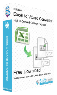 softaken Excel to VCard Converter