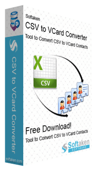 softaken Convertisseur CSV en vCard