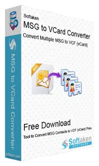 softaken MSG to VCF Converter