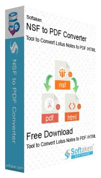 Softaken NSF to PDF Converter