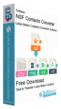 softaken Lotus Notes Contacts Converter