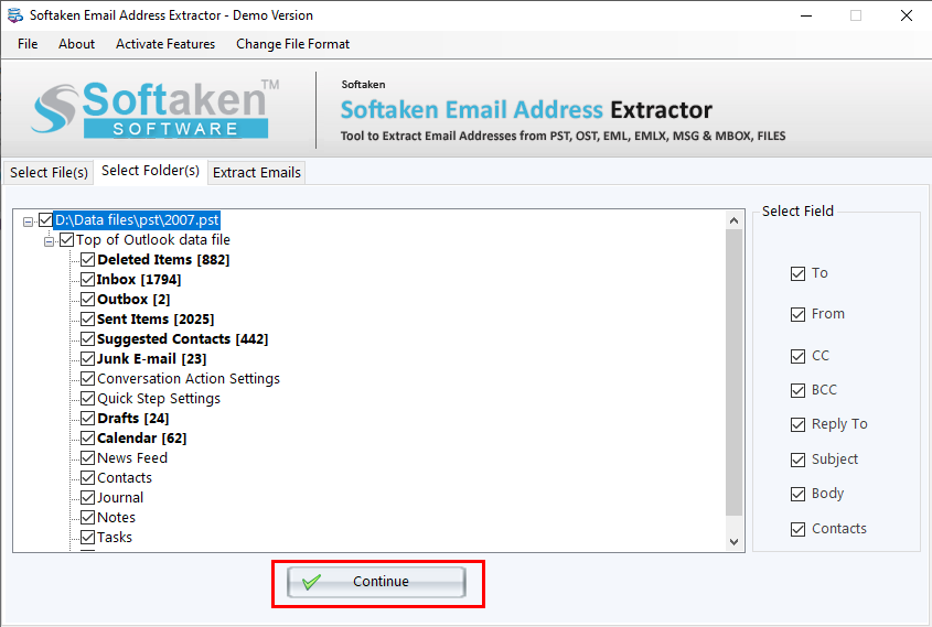 Preview - Extract Email Address from MSG