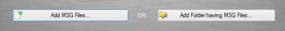 Add MSG file or folder in Softaken MSG to VCF