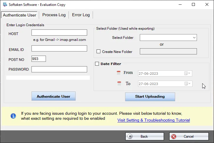 IMAP Configuration