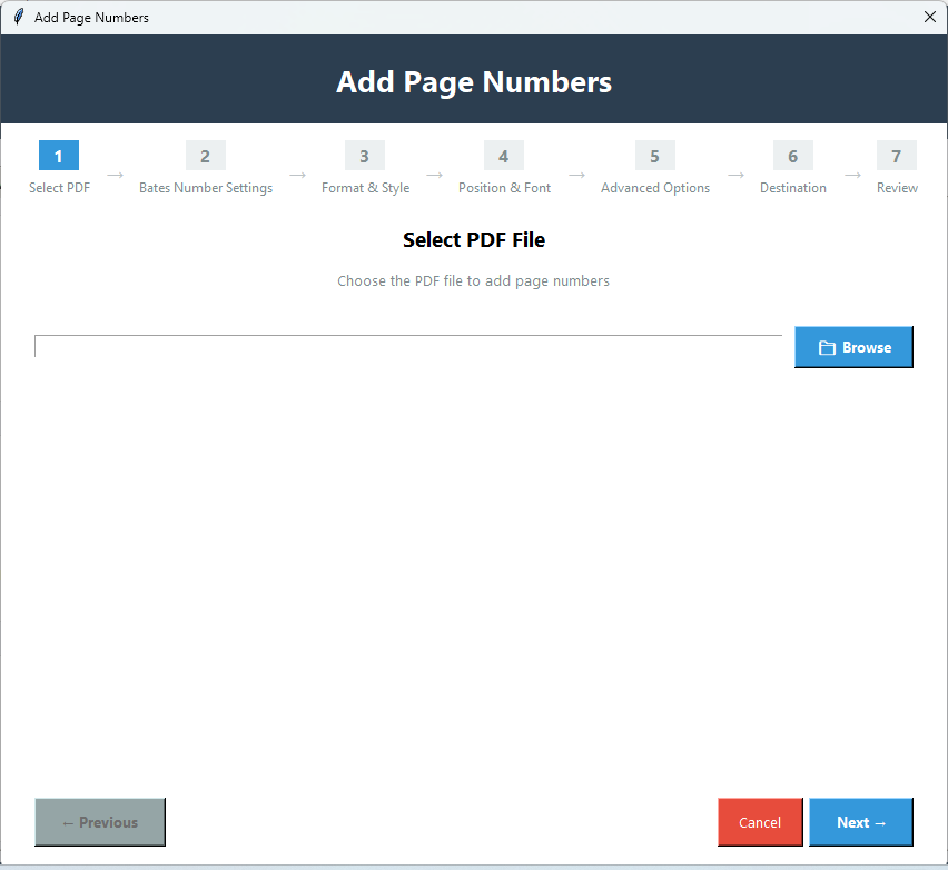 Click to enlarge PDF Champ — open Page Numbers