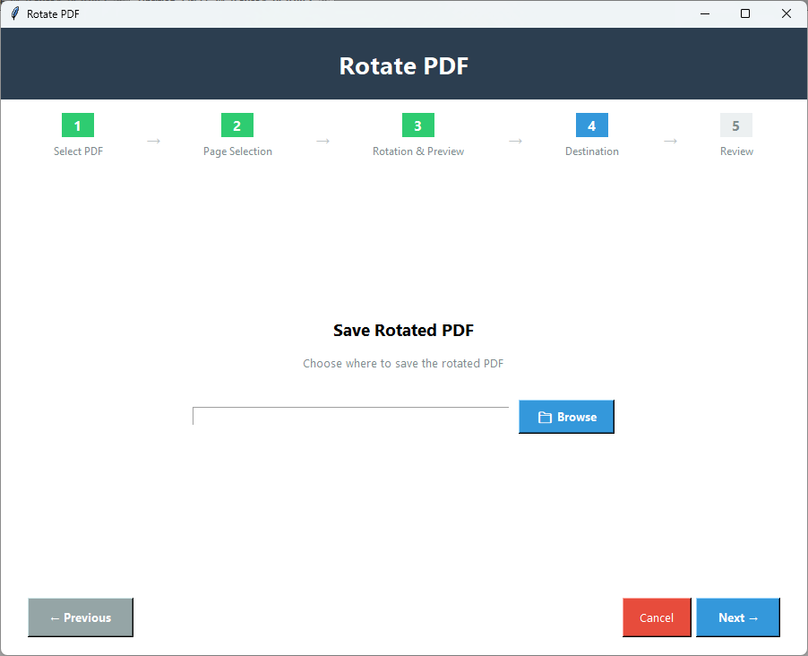 Select All Pages Specific or Page Range and live preview