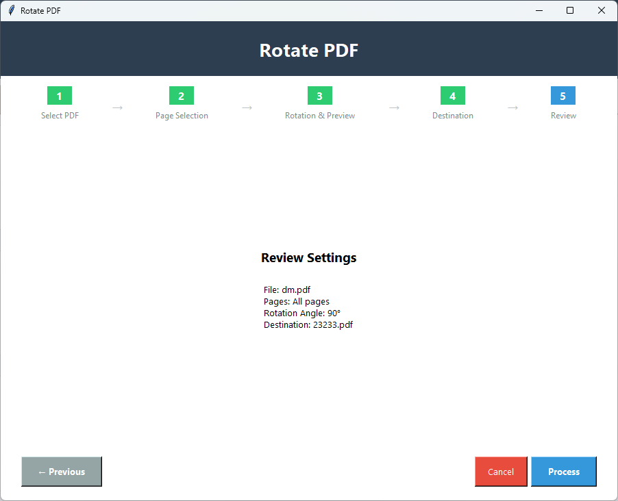Save rotated PDF with permanent orientation