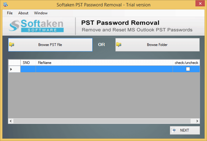 PST Password Recovery