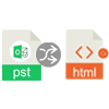 pst to html