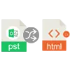 pst to html