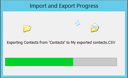 export contacts