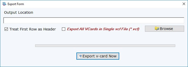 export vcard now