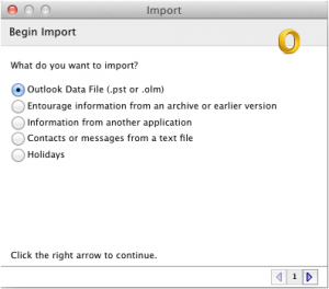 import outlook data