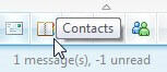 select contacts folder