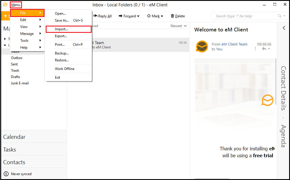 select import option