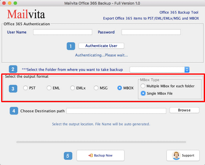 Backup Office 365 to PST