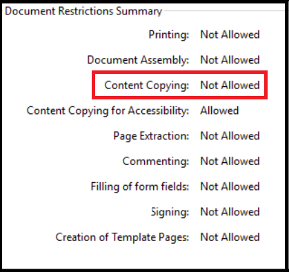 Sblocca il file PDF per la copia